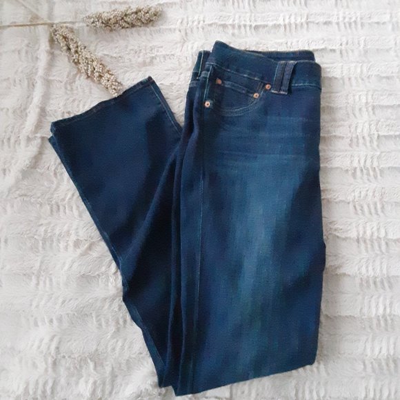 Lucky Brand Denim - Lucky Brand Emma Boot Dark Blue Jeans Size 14W
